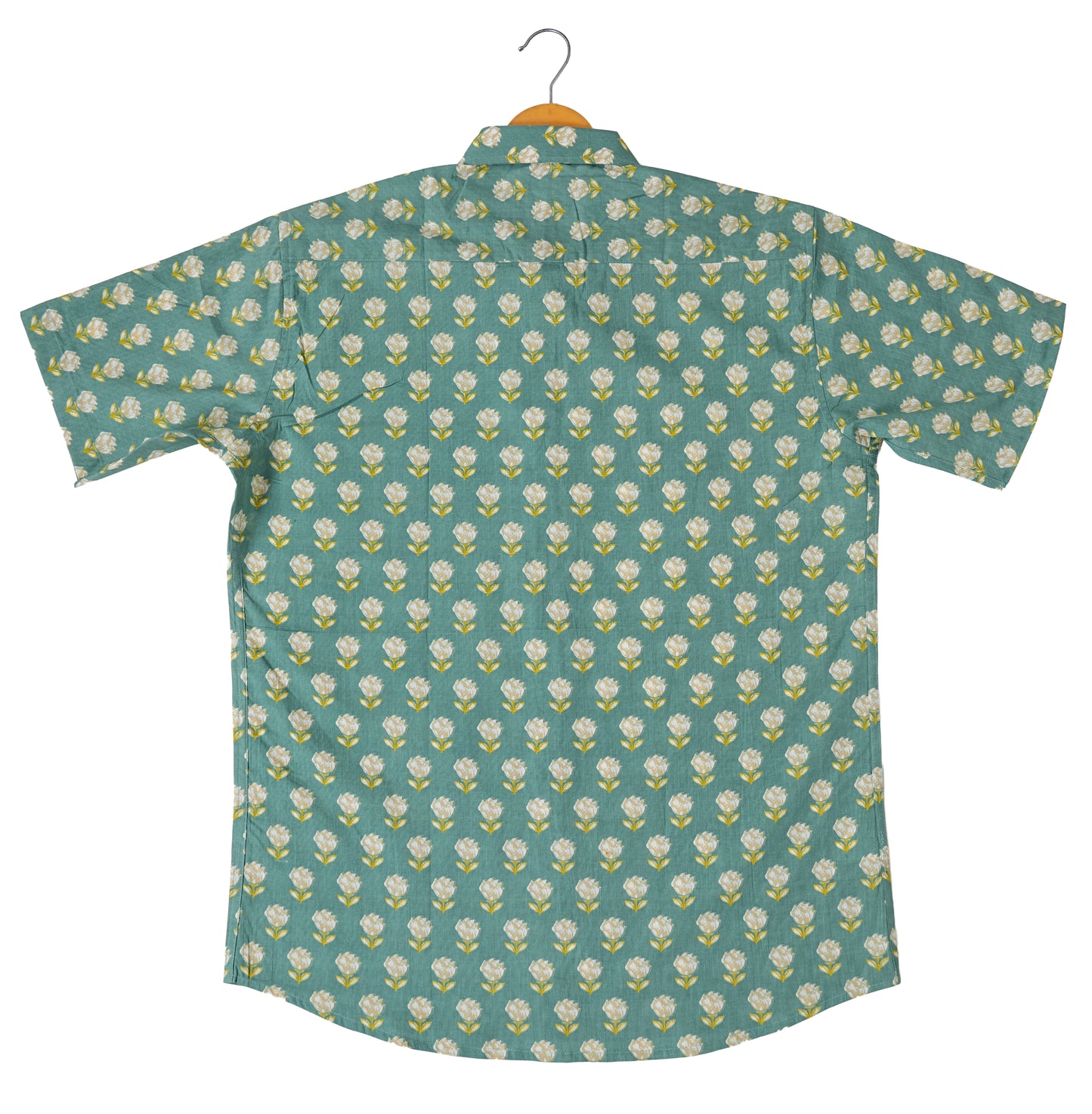 Nature's Beauty - Green Floral Shirt