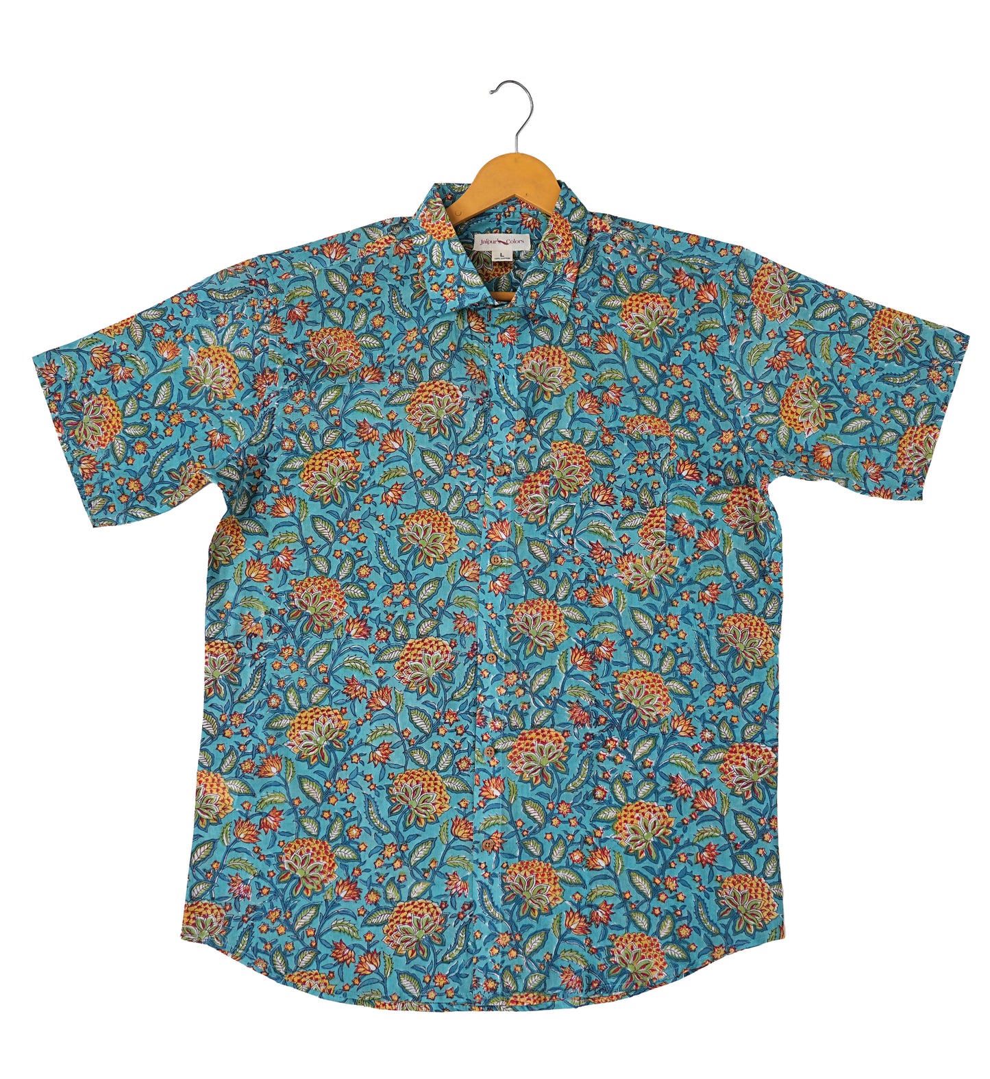 Vibrant Florals Intricate Design Multicolor Shirt