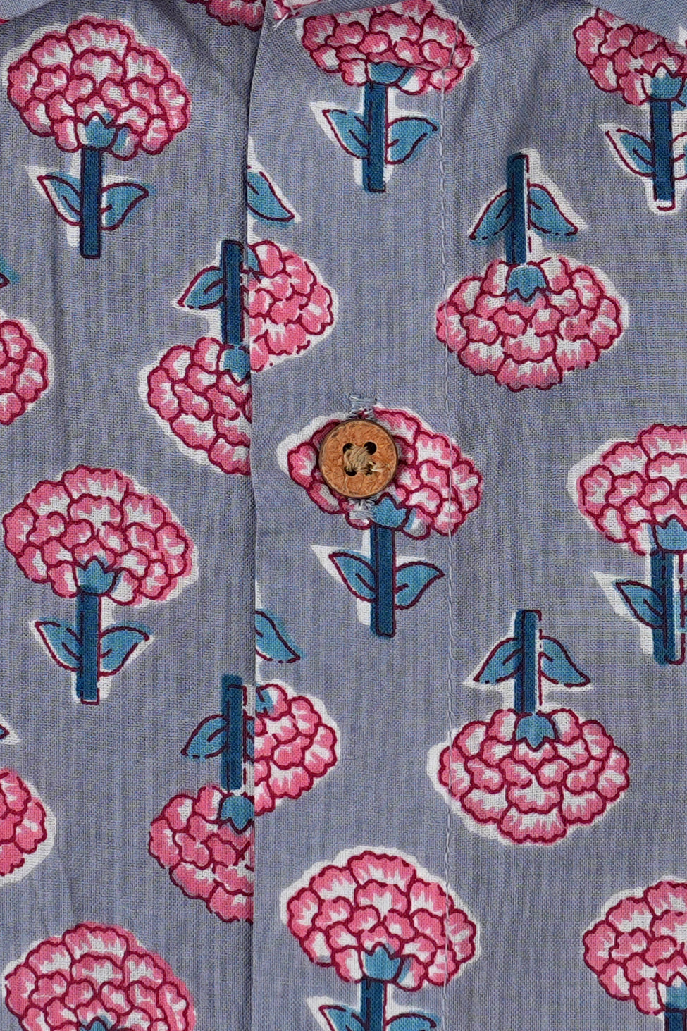 Floral Charm with a Stylish Pink Flower Shirt