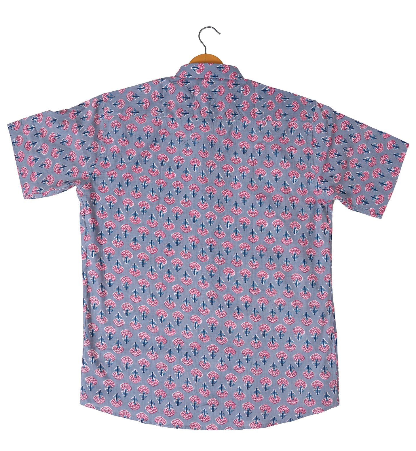 Floral Charm with a Stylish Pink Flower Shirt