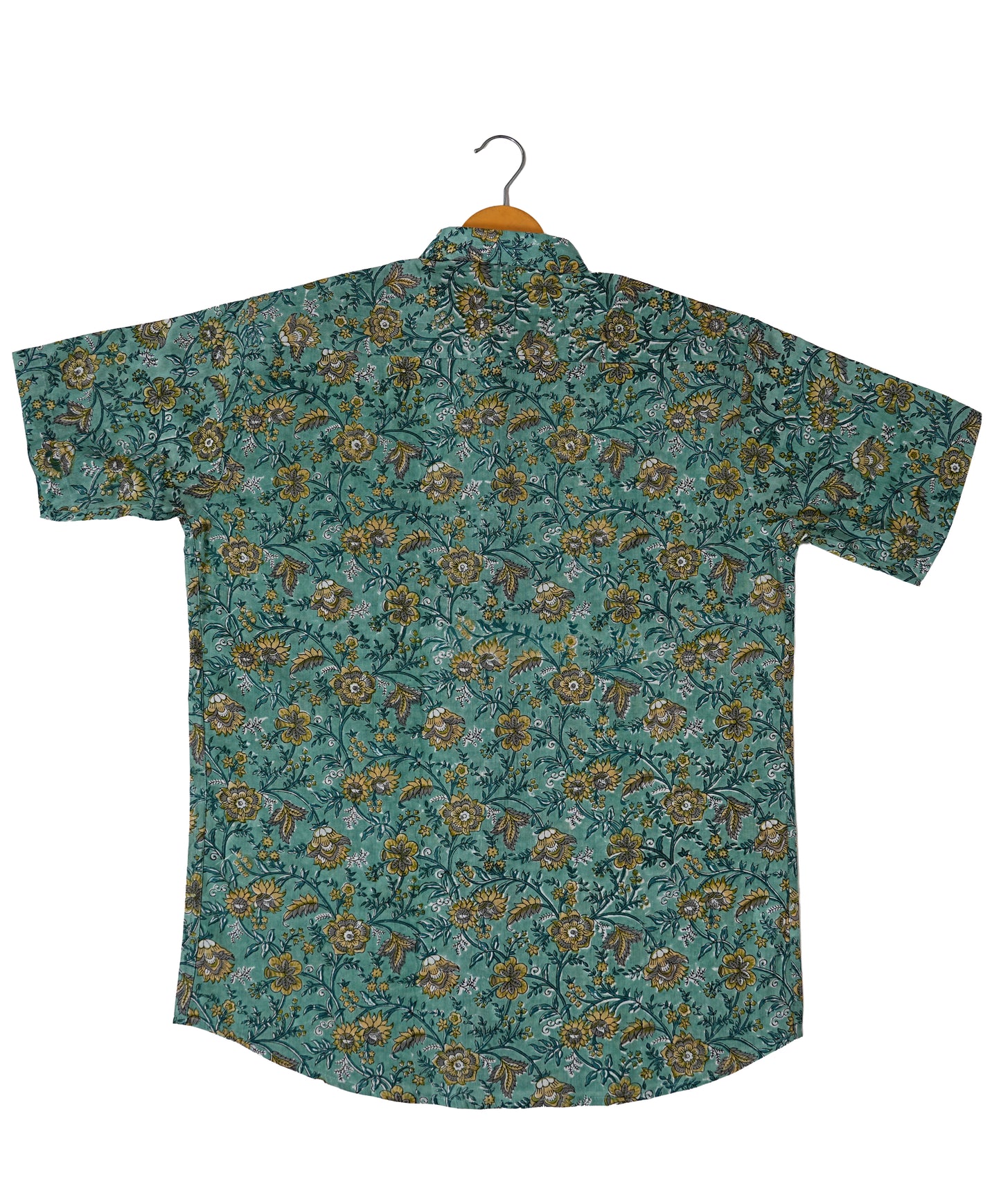 Nature's Beauty Playful Floral Motif Shirt