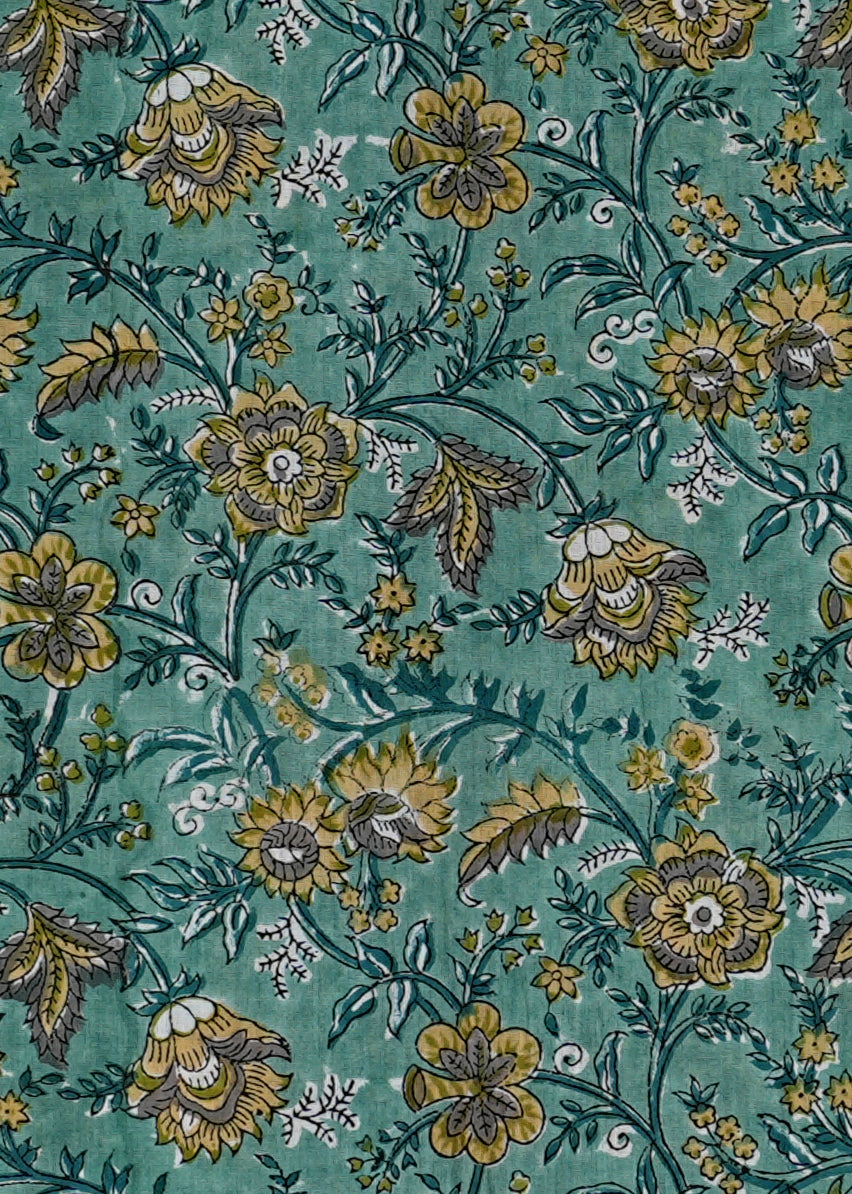 Nature's Beauty Playful Floral Motif Shirt
