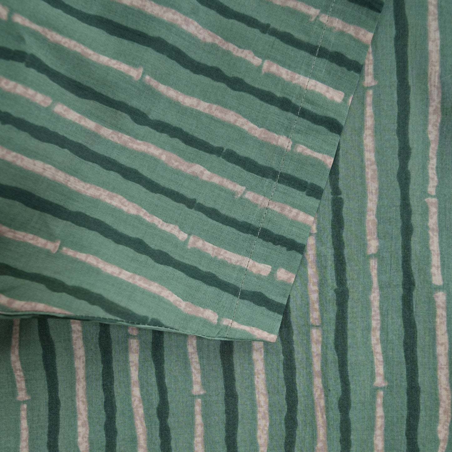 Jungle Vines on Classic Green Half-Sleeves Shirt