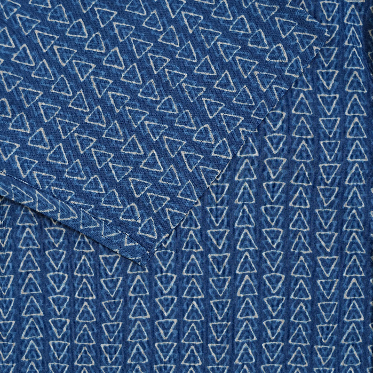 Navy Maze in Light Mood Half-Sleeves Shirt