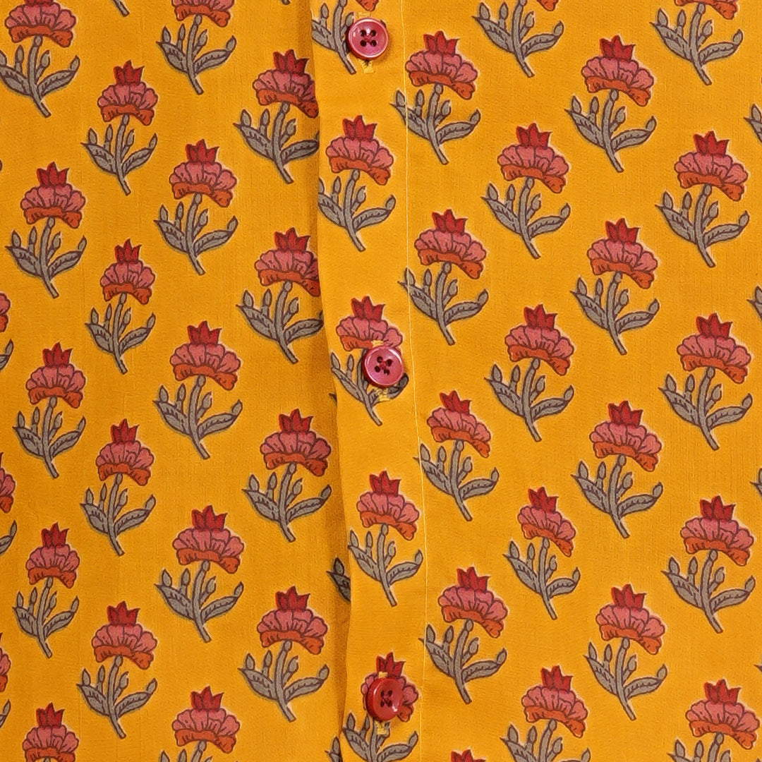Mustard floral delight Shirt