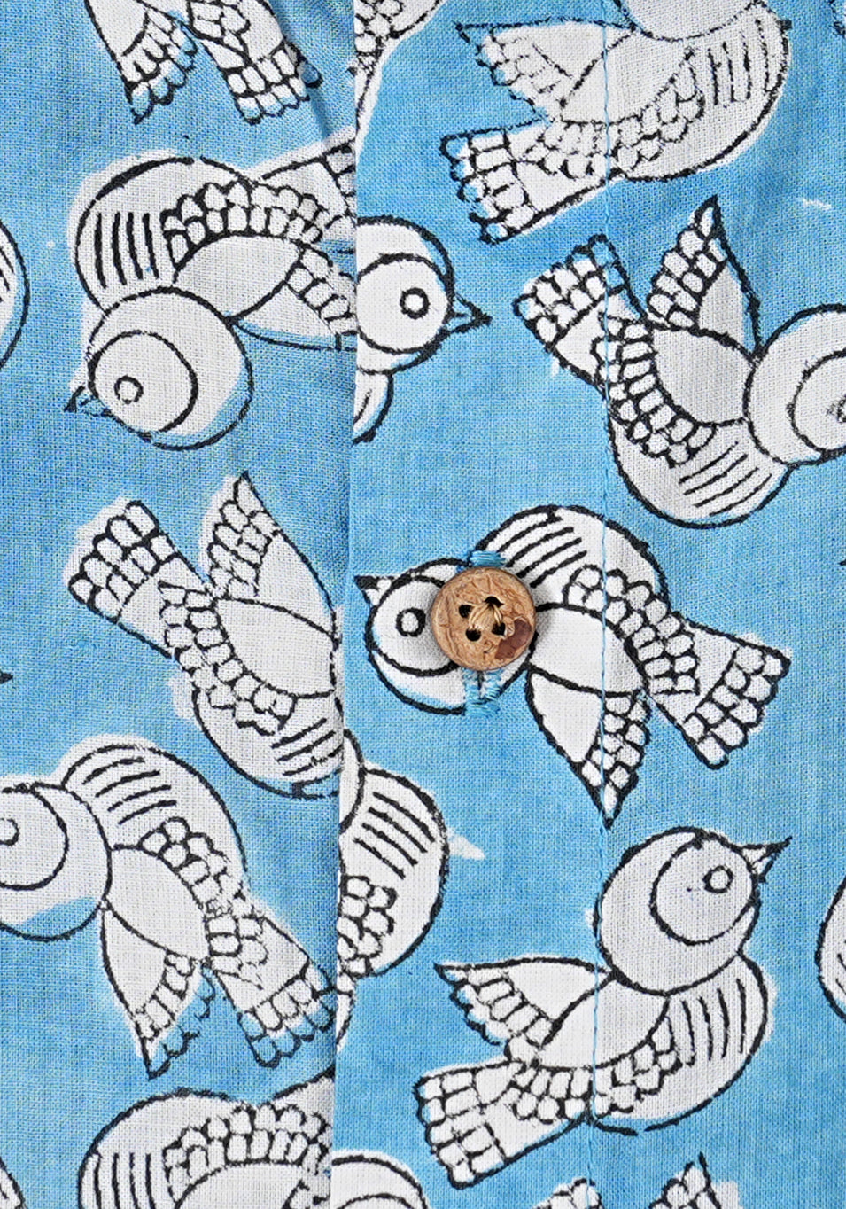 Take Flight with our Stylish Bird Themed Shirt (Bagru)
