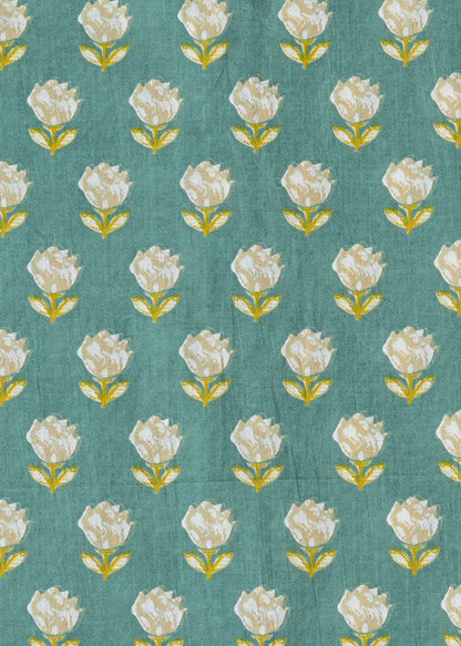 Nature's Beauty - Green Floral Shirt