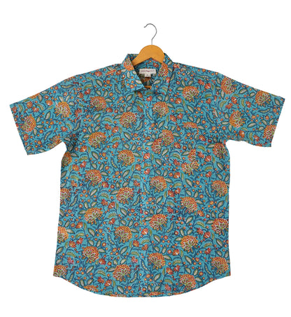 Vibrant Florals Intricate Design Multicolor Shirt
