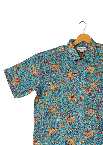 Vibrant Florals Intricate Design Multicolor Shirt