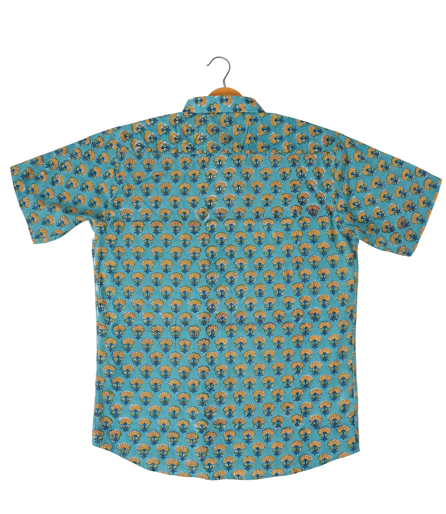 Floral Fusion Trendylook Mustard Floral Shirt