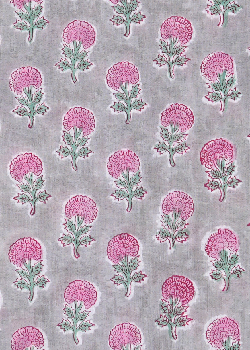 Stylish Blooms Floral Pink Motif Shirt