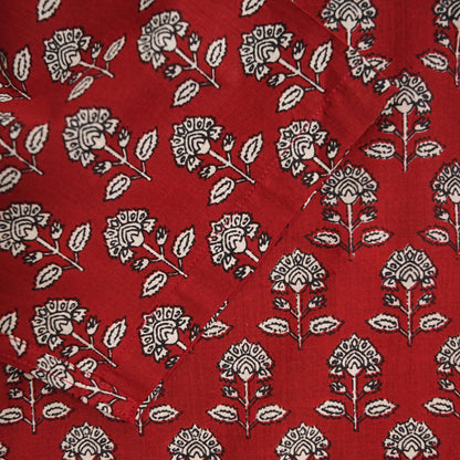 Raging Red & Blossom Half-Sleeves Shirt