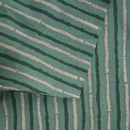 Jungle Vines on Classic Green Half-Sleeves Shirt