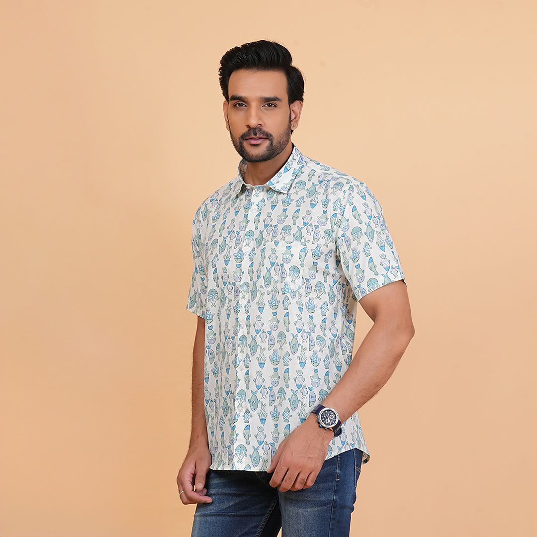 Jaipur Colors Fish Delight Shirt