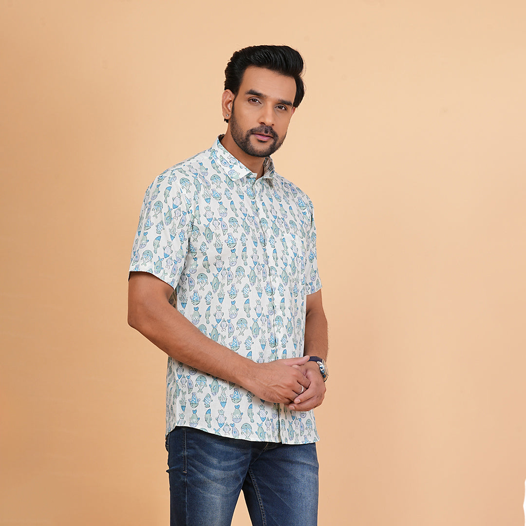 Jaipur Colors Fish Delight Shirt