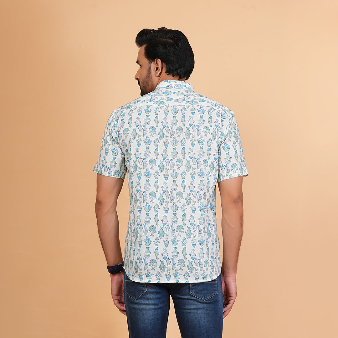 Jaipur Colors Fish Delight Shirt