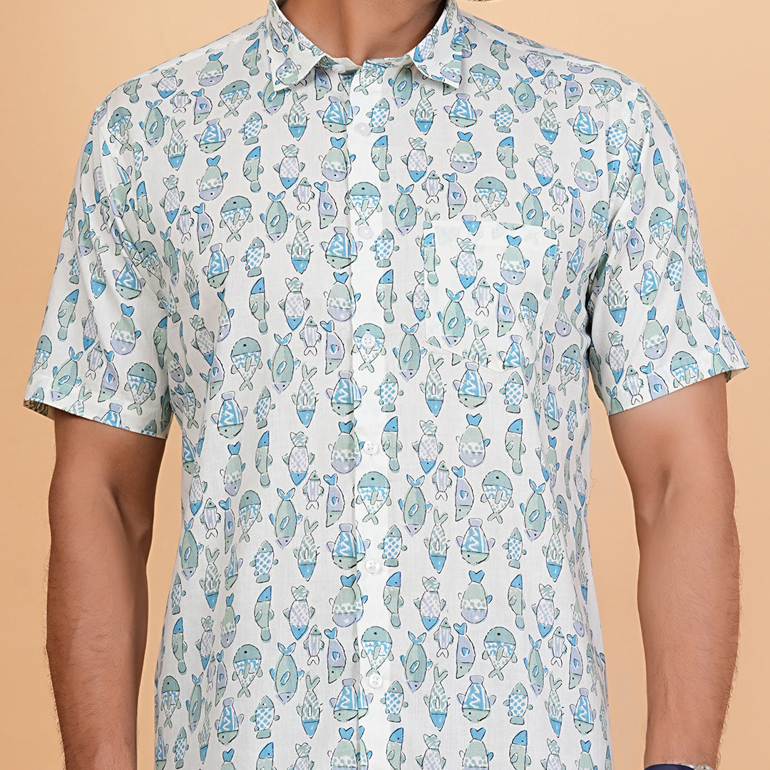 Jaipur Colors Fish Delight Shirt