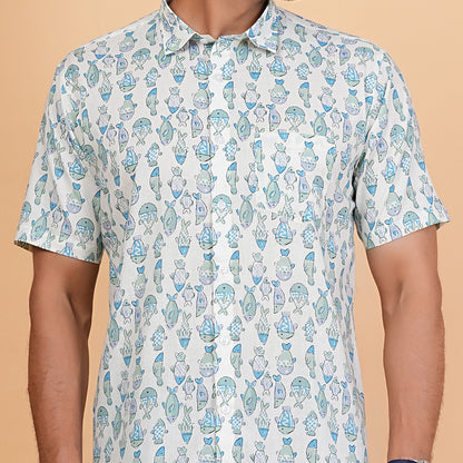Jaipur Colors Fish Delight Shirt