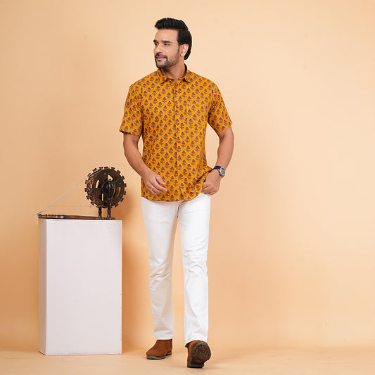 Mustard floral delight Shirt