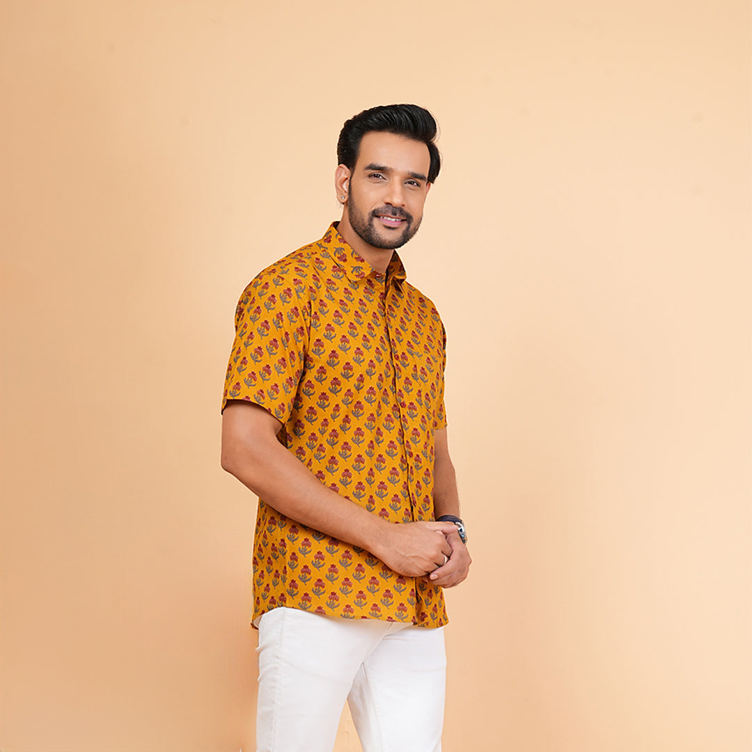 Mustard floral delight Shirt