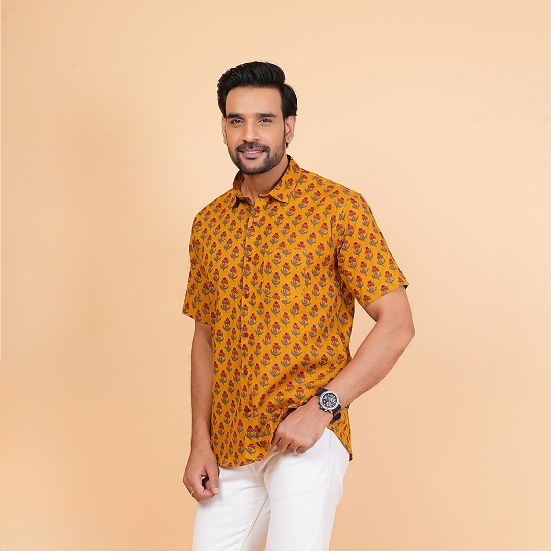 Mustard floral delight Shirt