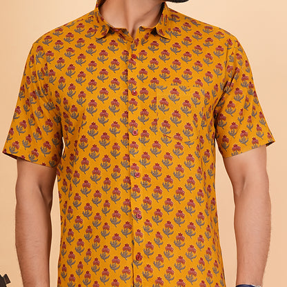 Mustard floral delight Shirt