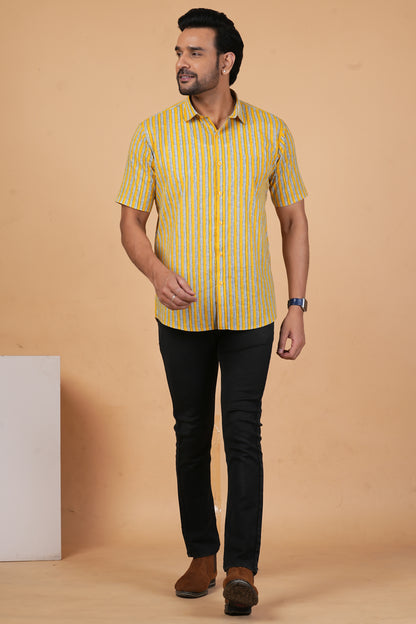 Handblock  Desert Sun Shirt