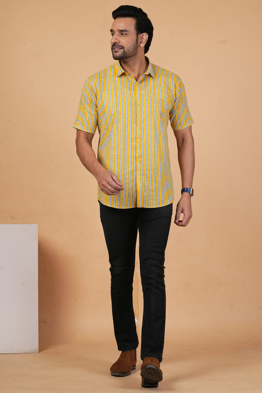 Handblock  Desert Sun Shirt