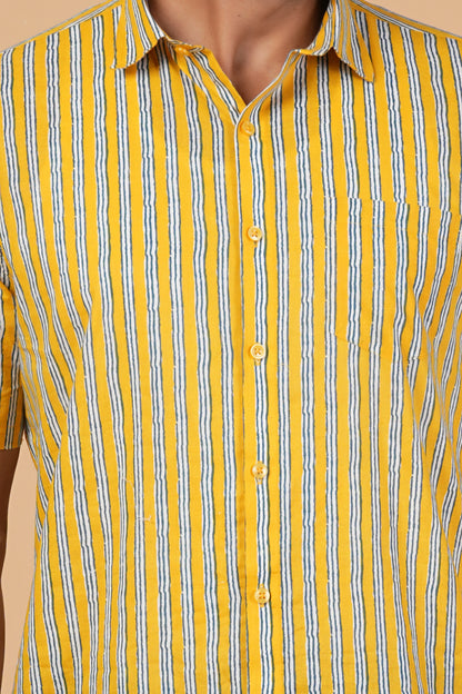 Handblock  Desert Sun Shirt