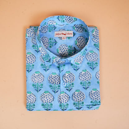 Mughal Garden Handblock Shirt