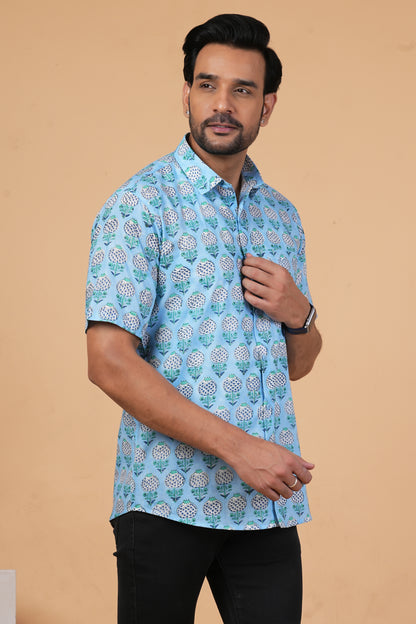 Mughal Garden Handblock Shirt