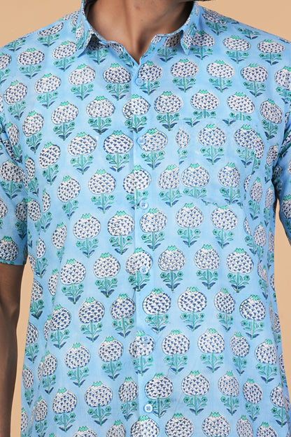 Mughal Garden Handblock Shirt