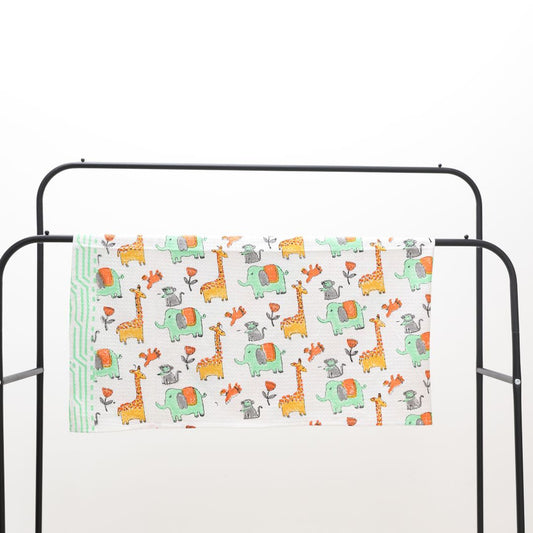 Kid Giraffe Handblock Towel