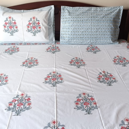 Percale Cotton Bedsheet – 300 TC